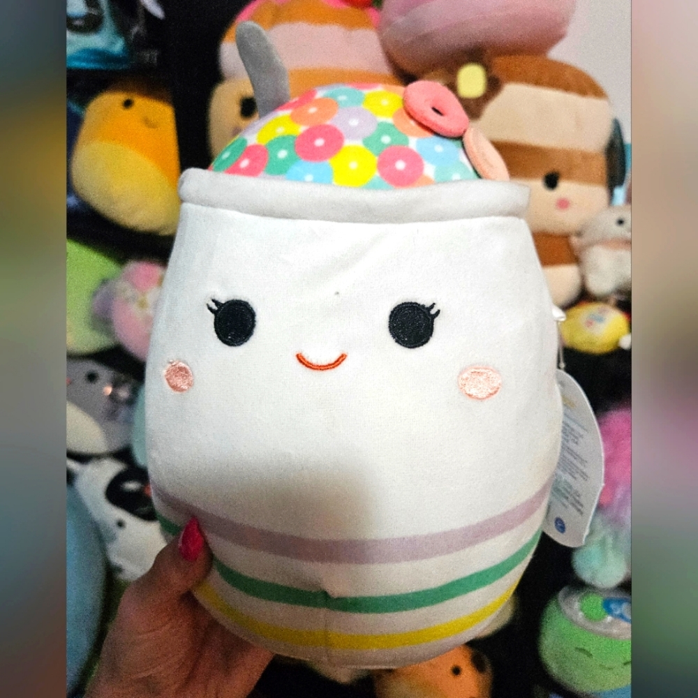 Squishmallows Lupi The Cereal Plush 8” Fruit Loops NWT